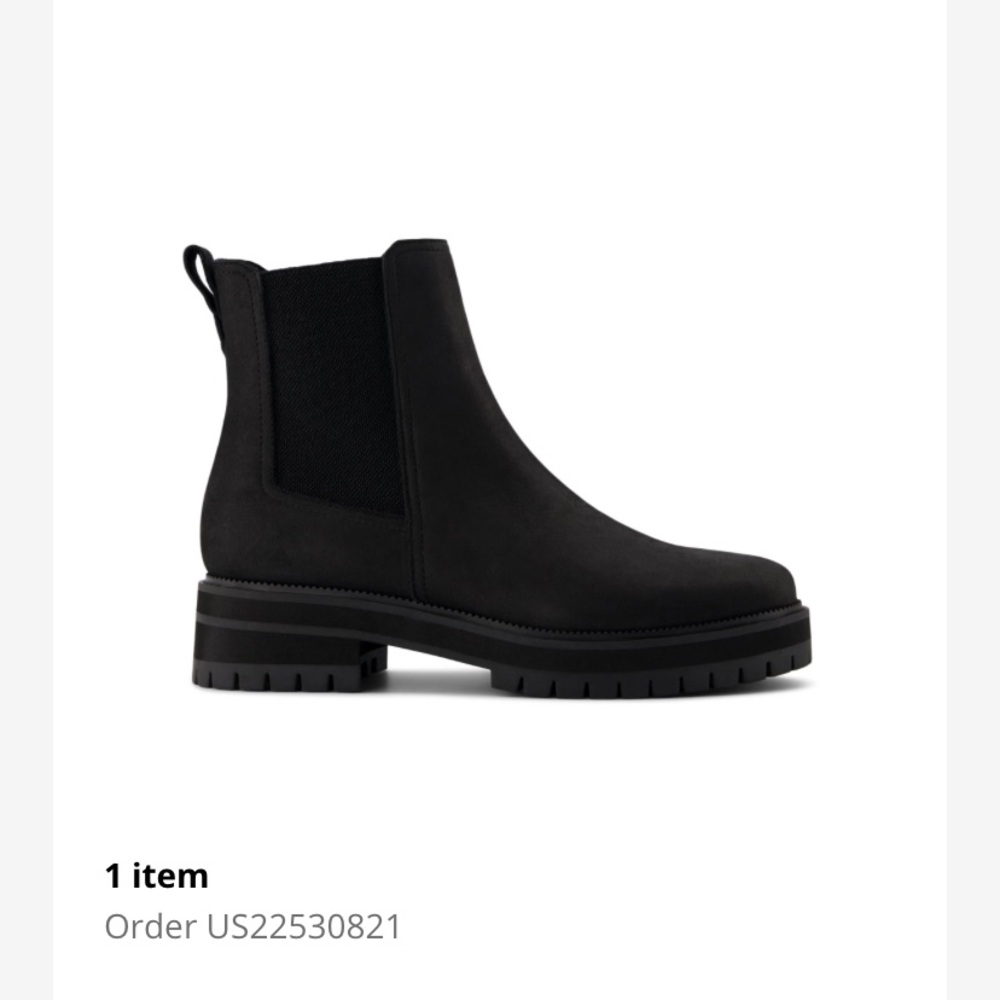 Toms Black Chelsea Ankle Booties